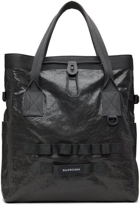 Photo: Balenciaga Gray Medium Army Tote