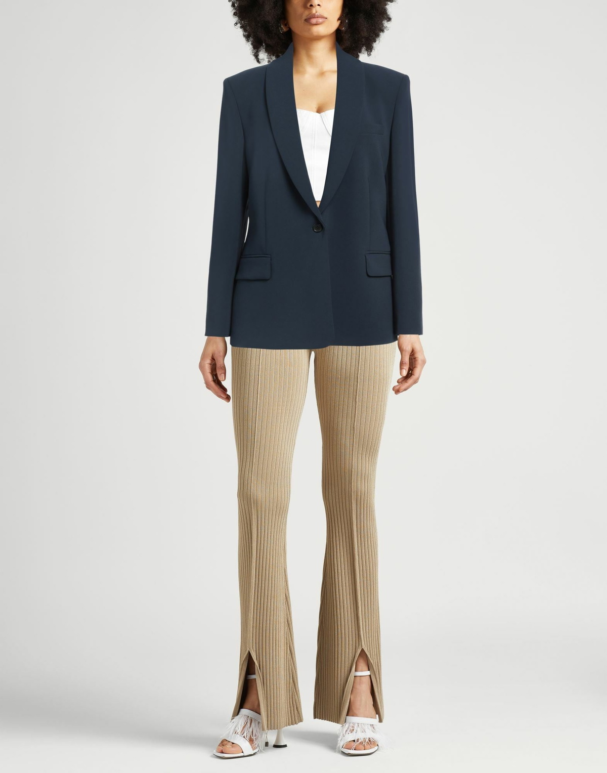 Theory Womens Blazer Midnight in Blue