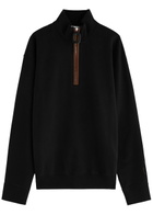 JW Anderson Half-zip Cotton Sweatshirt Black