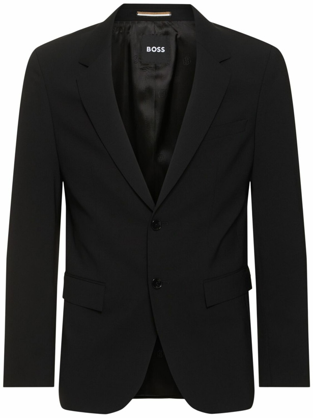 Photo: BOSS Houston Single Breast Wool Blend Blazer