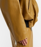 Khaite Oversized leather jacket
