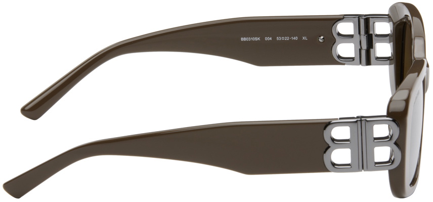 Balenciaga Brown Dynasty Rectangle Sunglasses Balenciaga balenciaga-brown-dynasty-rectangle-sunglasses-balenciaga