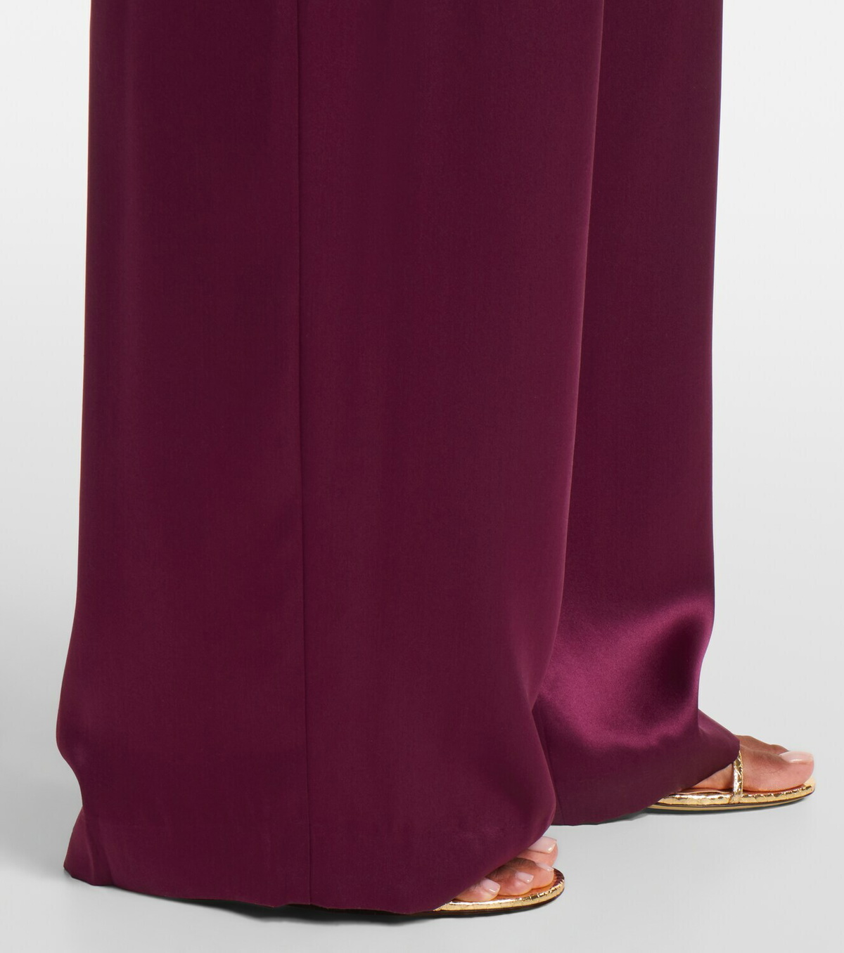 The Sei High-rise silk wide-leg pants