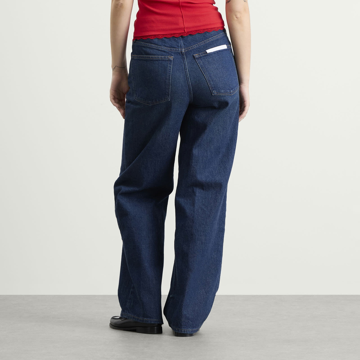 Good American Women's Vintage Wide Jeans in Indigo