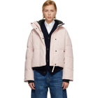 Canada Goose Pink Grandview Cropped Down Jacket