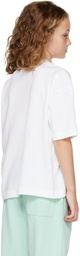 Acne Studios Kids White Screen Print T-Shirt