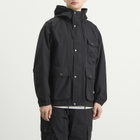 Snow Peak Men's Light Dobby Cloth Parka Jacket in Black