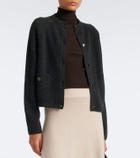 Agnona Ribbed-knit cashmere cardigan