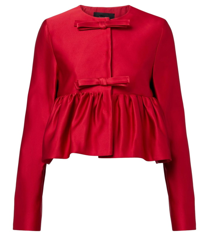 Photo: Giambattista Valli Bow-detail satin jacket