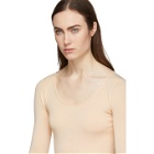 Lemaire Pink Second Skin Long Sleeve Pullover