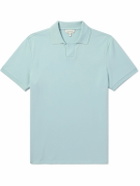 Club Monaco - Johnny Stretch-Cotton Piqué Polo Shirt - Blue