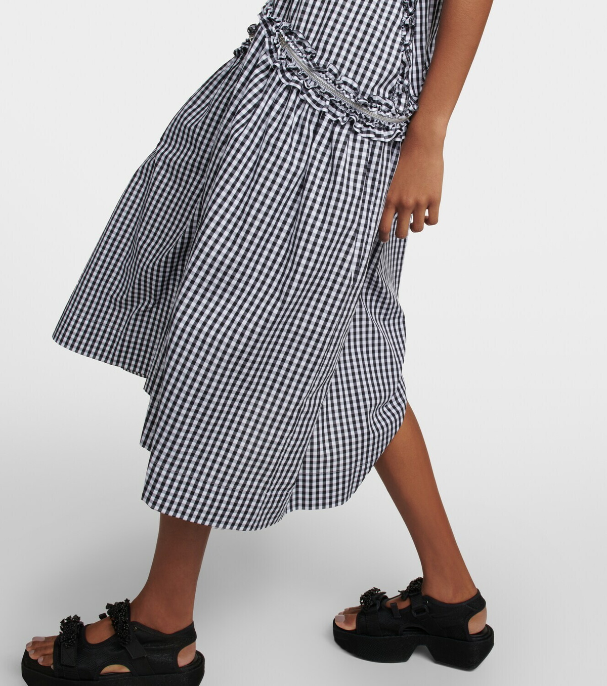 限定値下げSimone Rocha アシンメトリーコットンドレス 限定値下げ