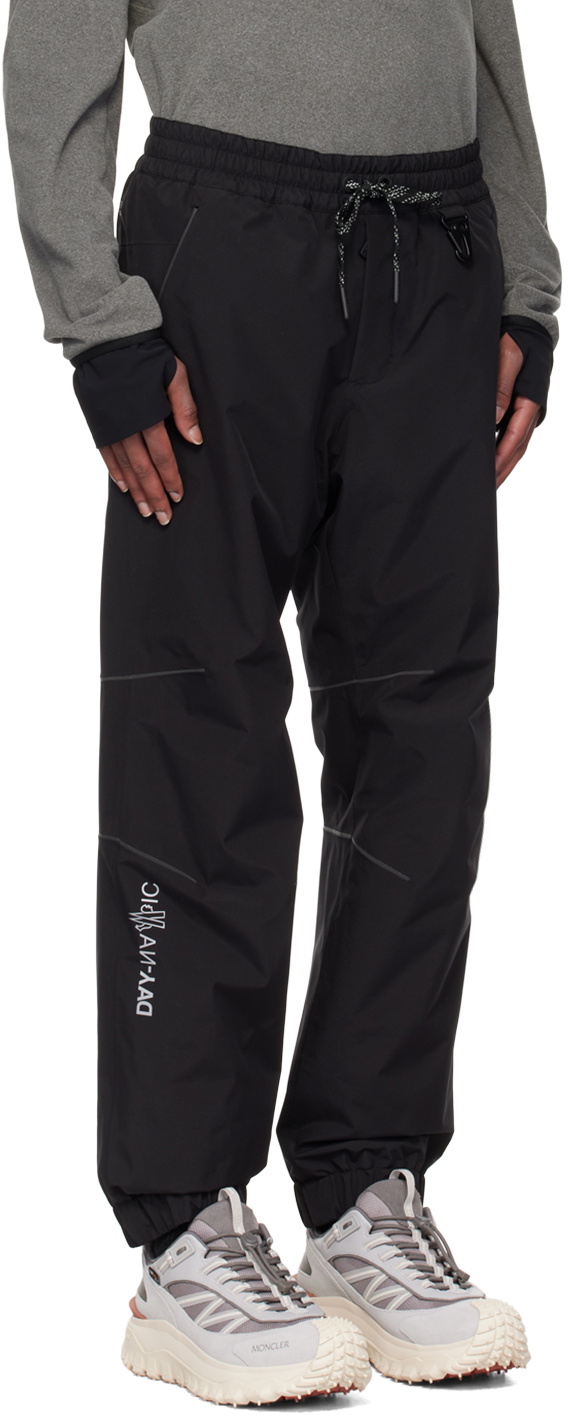 Moncler Grenoble Black Windproof Padded Trousers