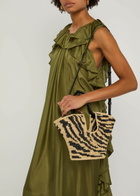 Zimmermann Goldentime Crochet Raffia Tote - Multi Animal - One Size