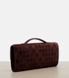 Bottega Veneta Andiamo suede clutch