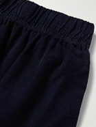 Les Tien - Rider Straight-Leg Cotton-Corduroy Shorts - Blue