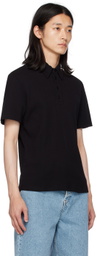 Filippa K Black Placket Polo