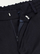 Boglioli - Straight-Leg Woven Virgin Wool Trousers - Blue
