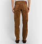 RRL - Alaskan Slim-Fit Suede Trousers - Men - Brown