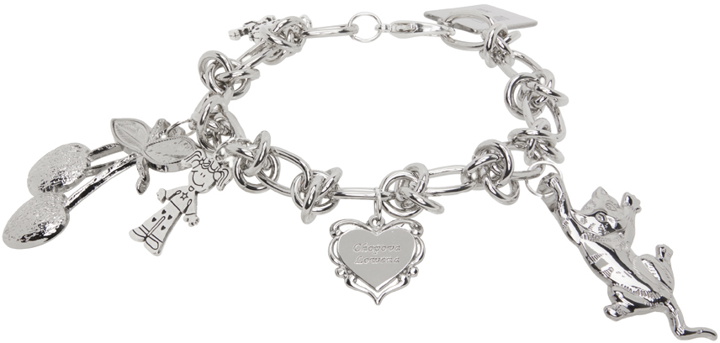 Photo: Chopova Lowena Silver Charm Barb Bracelet