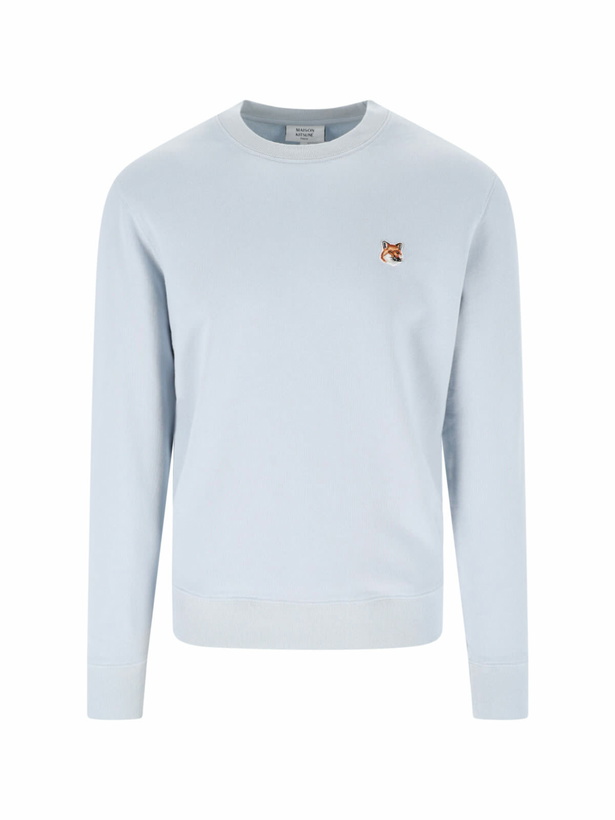 Photo: Maison Kitsuné fox Head Crew Neck Sweatshirt