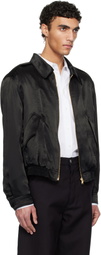 RECTO Black 80s Fluid Ben Jacket