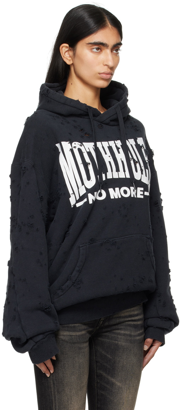 doublet Black Zombie Silhouette Hoodie
