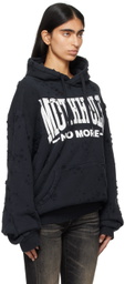 doublet Black Zombie Silhouette Hoodie