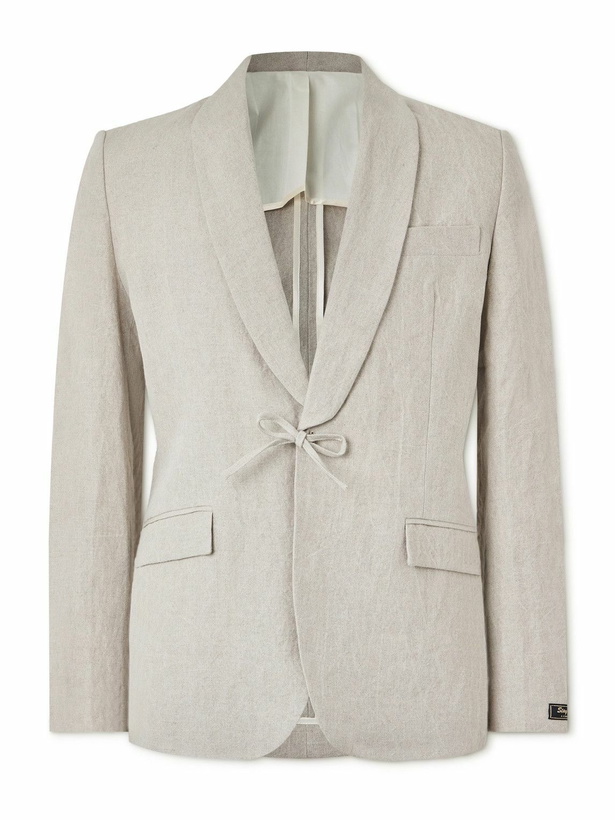 Photo: A Kind Of Guise - Shinji Linen Suit Jacket - Neutrals