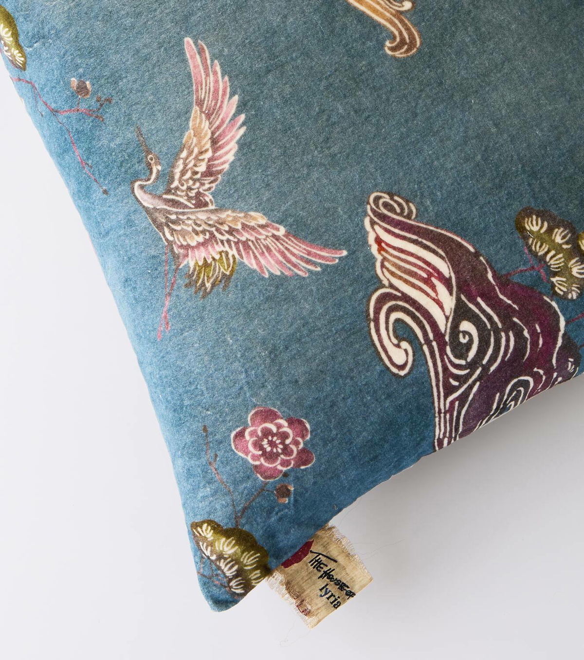 The House of Lyria Aristolochia cotton pillow