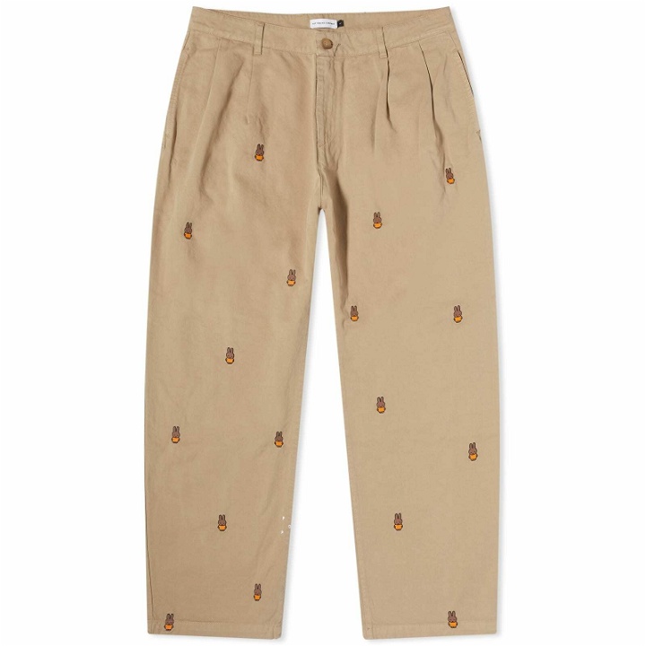 Photo: Pop Trading Company Men's x Miffy Embroidered Pant in Tan