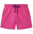 Vilebrequin - Moorea Mid-Length Printed Swim Shorts - Pink