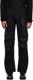 CARNET-ARCHIVE Black Human Shell Jeans