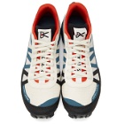 District Vision White and Blue Salomon Edition Mountain Racer Sneakers