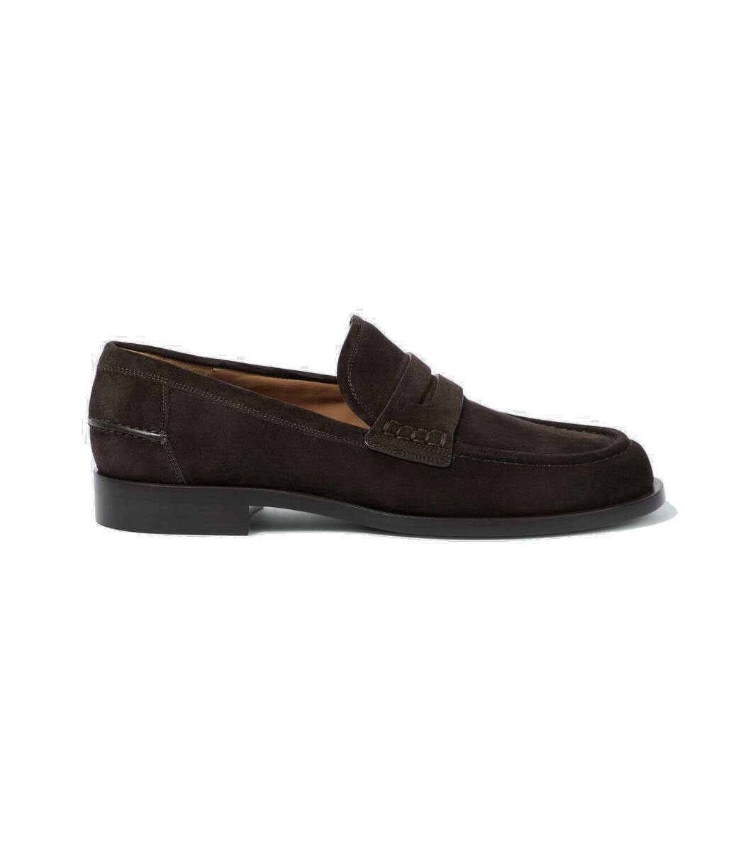 Photo: Gianvito Rossi George suede loafers
