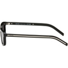 Prada Eyewear Black Iconic Metal Plaque Sunglasses