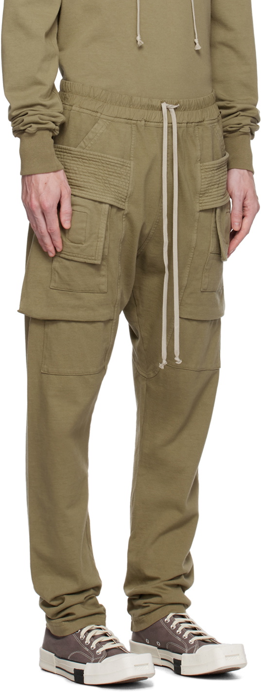 Rick Owens DRKSHDW Green Creatch Cargo Pants Rick Owens Drkshdw