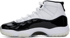 Nike Jordan White & Black Air Jordan 11 Retro Sneakers