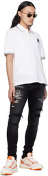 AMIRI White & Yellow MA-1 Sneakers