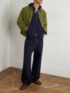 Ghiaia Cashmere - Cashmere Zip-Up Hoodie - Blue