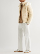 Moncler - Michon Quilted Sherpa and Nylon Down Jacket - Neutrals