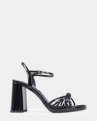 Steve Madden Jungle Heels in Black Patent