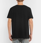 Gucci - Oversized Logo-Print Cotton-Jersey T-Shirt - Men - Black