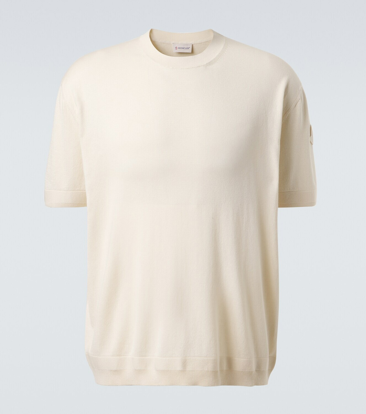 Moncler Silk and cotton T-shirt
