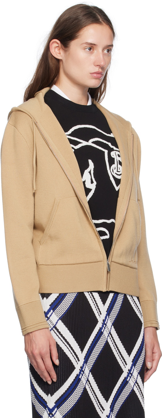 Burberry Tan Zip Hoodie