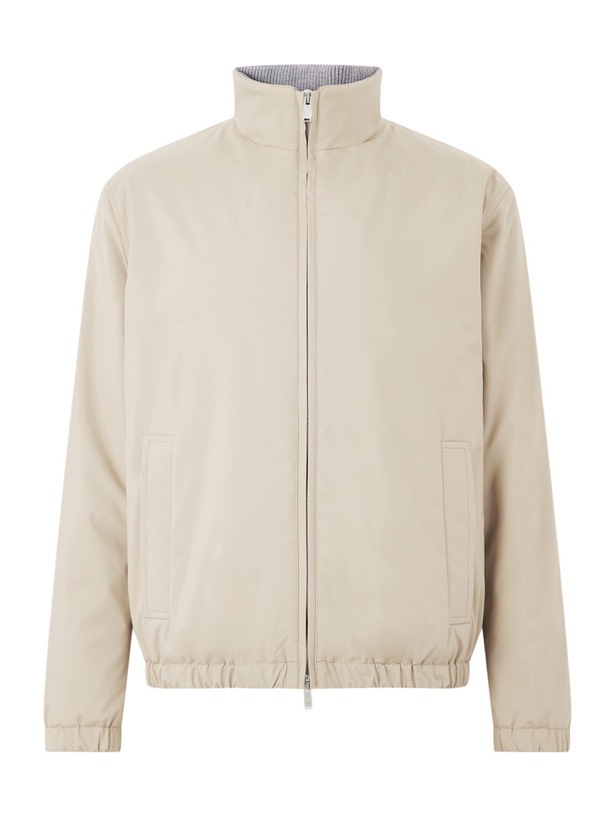 Photo: Lardini - Shell Bomber Jacket - Neutrals