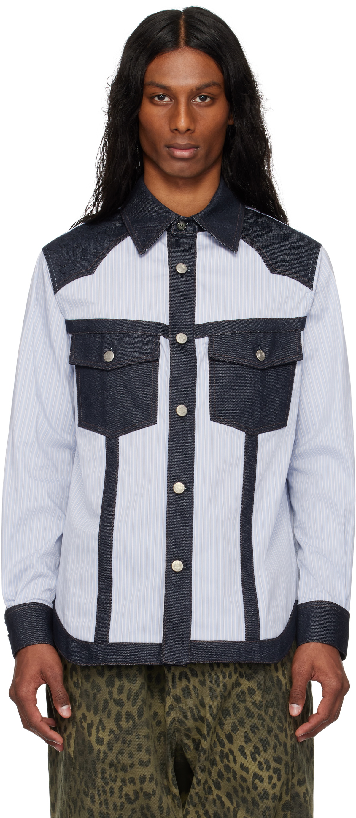 Andersson Bell Blue Printed Jeans Andersson Bell
