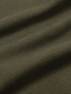 RAG & BONE - Cotton and Hemp-Blend Piqué Polo Shirt - Green