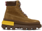 Moncler Brown Mon Corp Boots