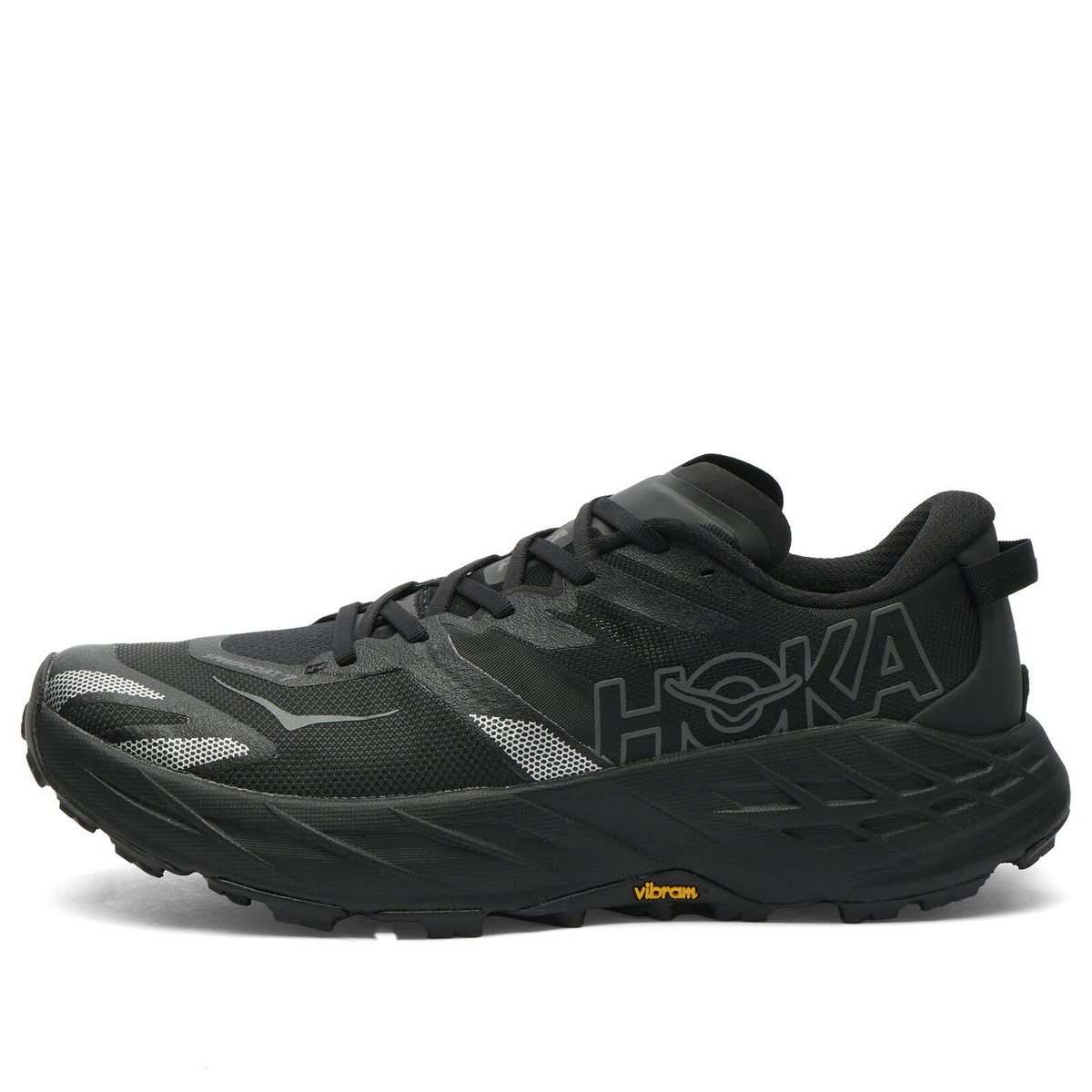 HOKA ONE ONE Men's Speedgoat 7 Sneaker in Black/Outer Orbit